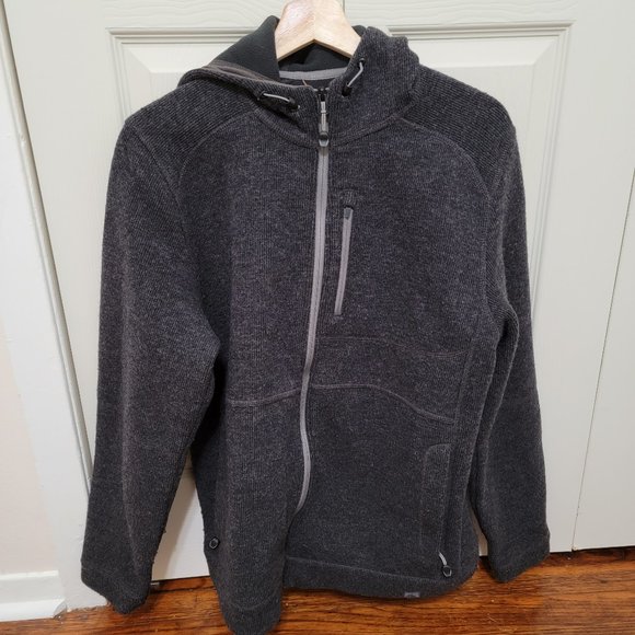 LL Bean Hoodie Charcoal Medium - Picture 1 of 4